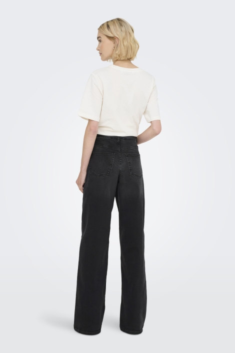 Jacqueline de Yong jdyfelina-fina hw wide blk jeansdnm